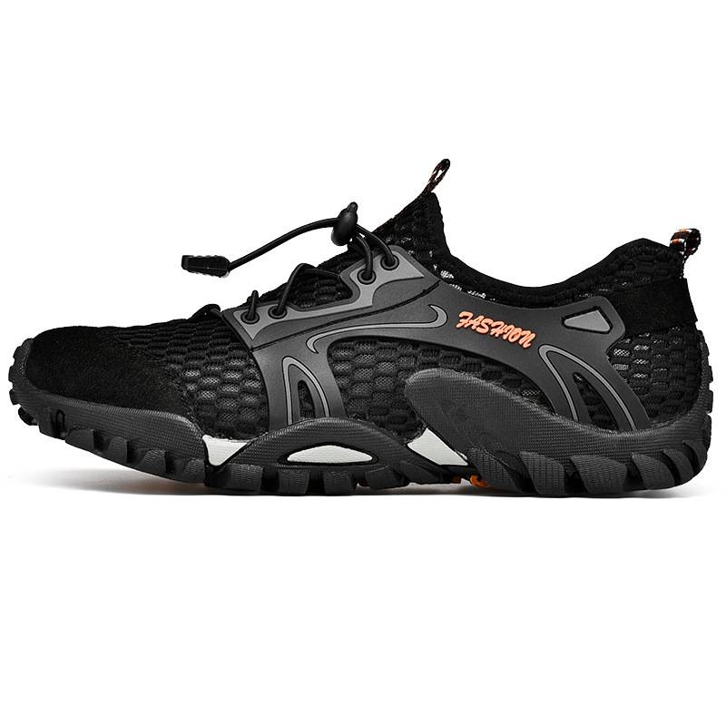 夏季男鞋透气网鞋男士户外登山鞋青少年镂空网眼鞋学生涉水溯溪鞋，39-44产品图