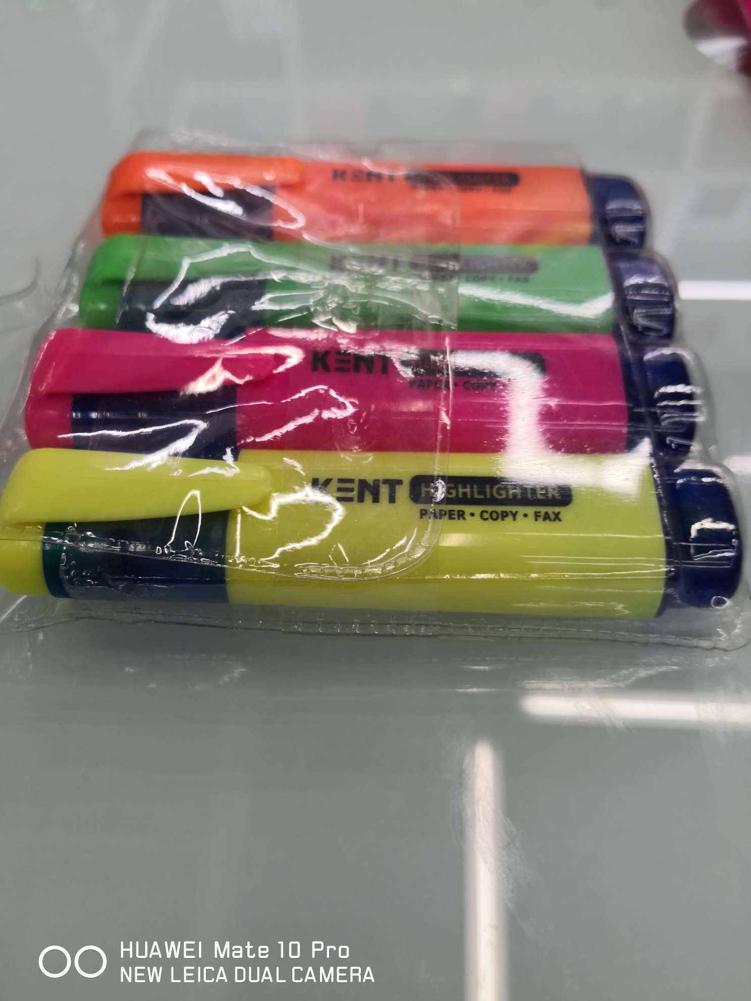Yiwu Boyang Pen and Ink Supplies Store CT-700C - 4 fluorescent pens in PVC bags details Picture