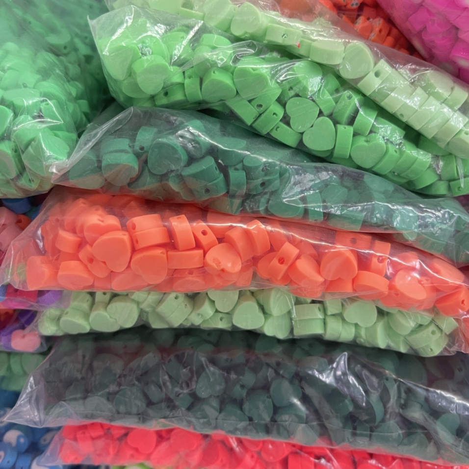 桃心切片 简约大方 雪姚饰品配件 网红爆款 DIY软陶DIY  手工环保10里