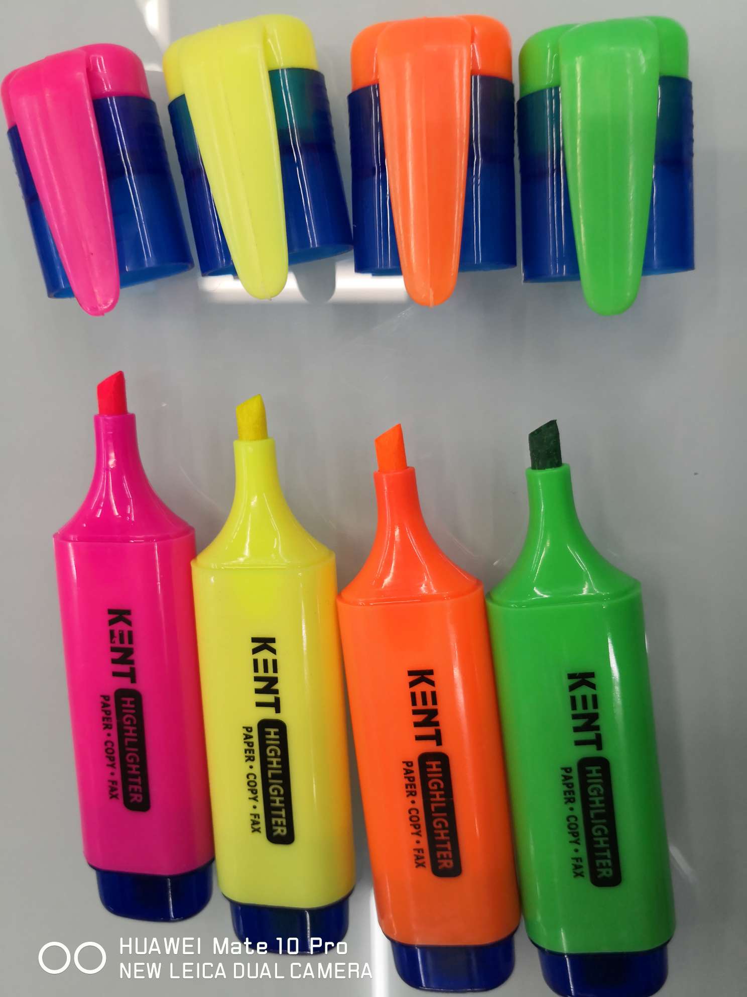 Yiwu Boyang Pen and Ink Supplies Store CT-700C - 4 fluorescent pens in PVC bags Item Picture
