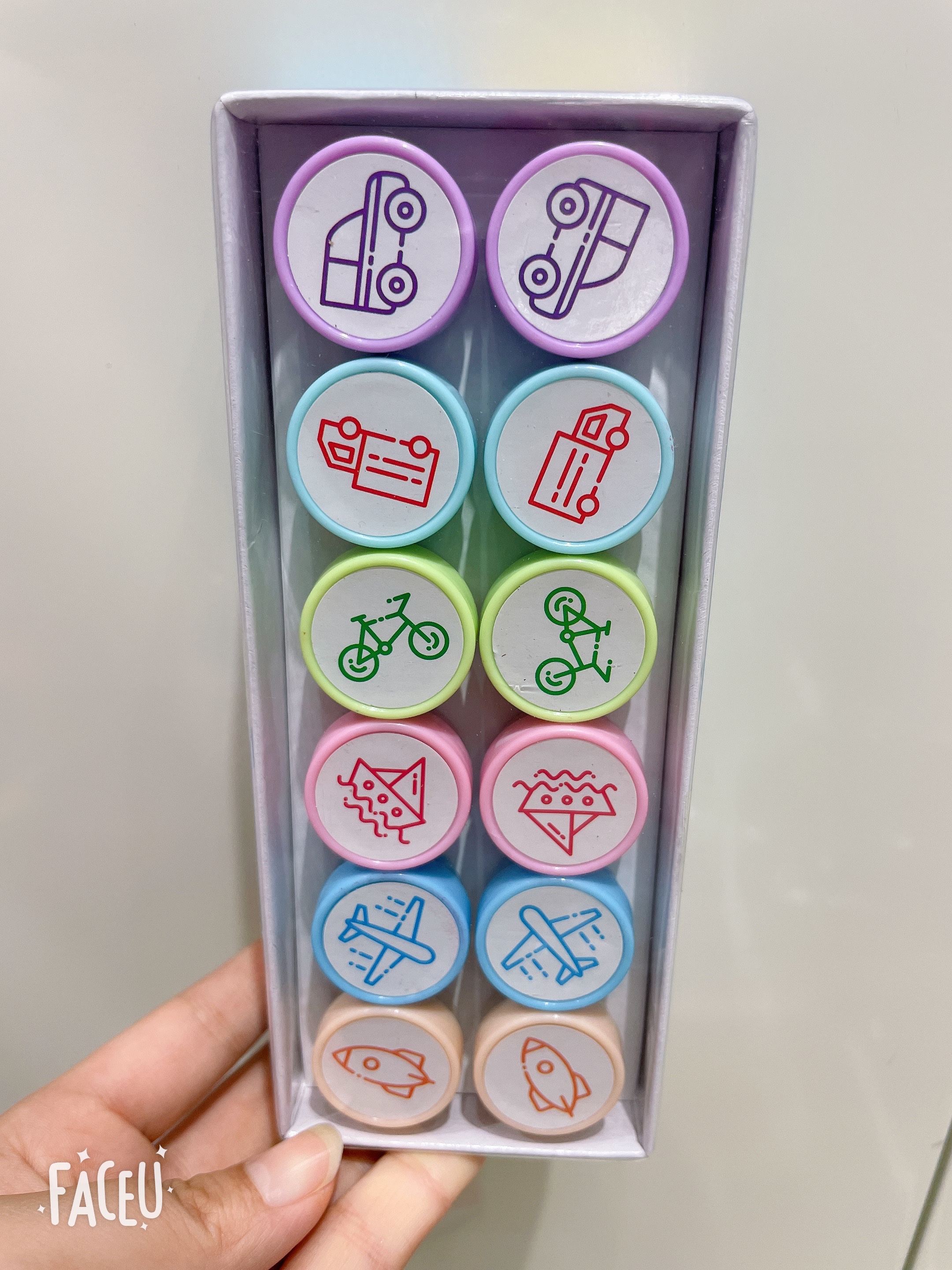 12-piece toy stamp set from Unicorn Series Specification image