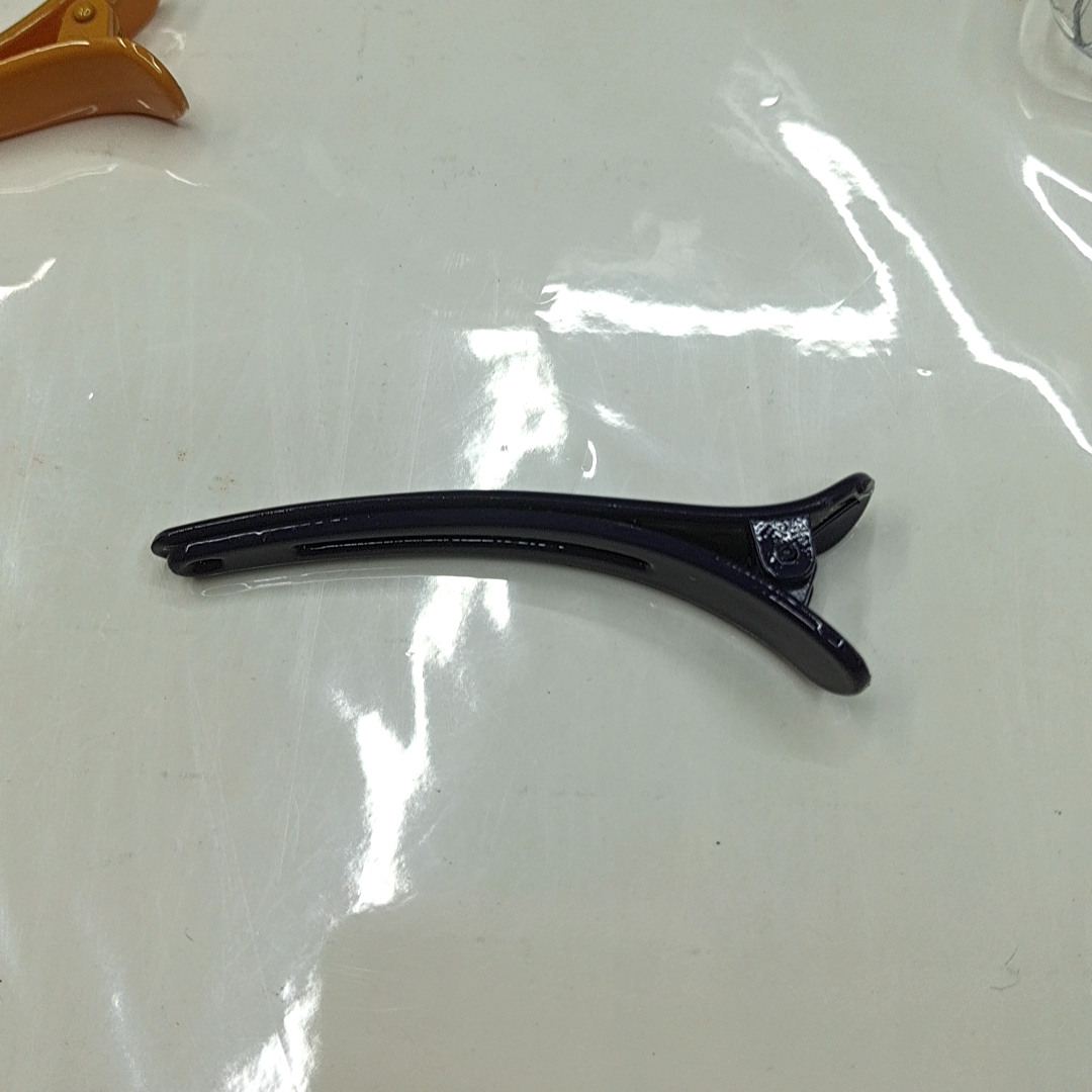 7.5公分亮漆鸭嘴夹（深蓝）