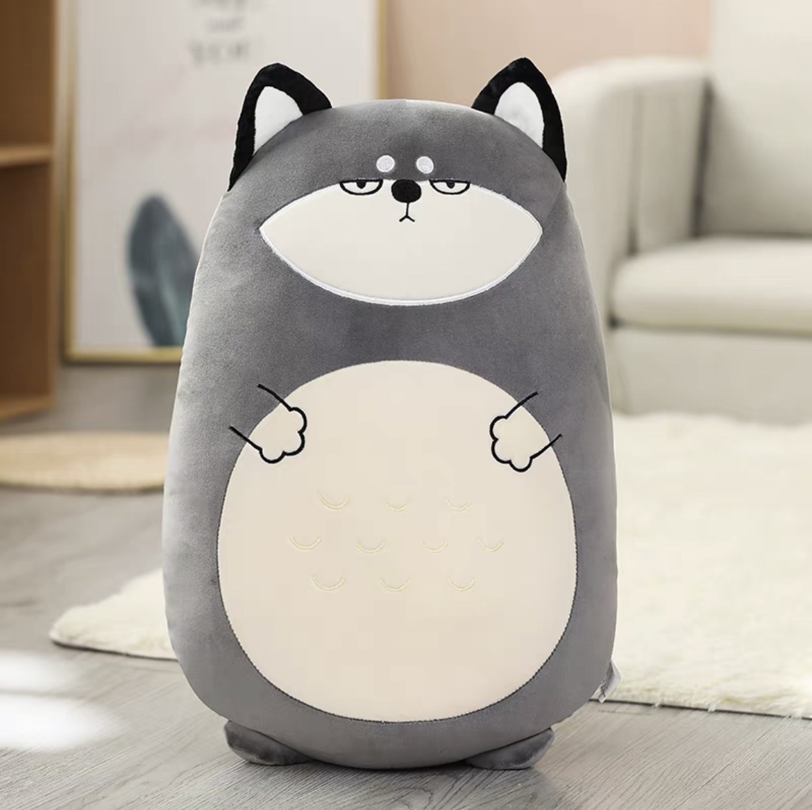 Cute stuffed animal rabbit doll male piglet doll sleep pillow girl bed super soft dinosaur hold sleep 20