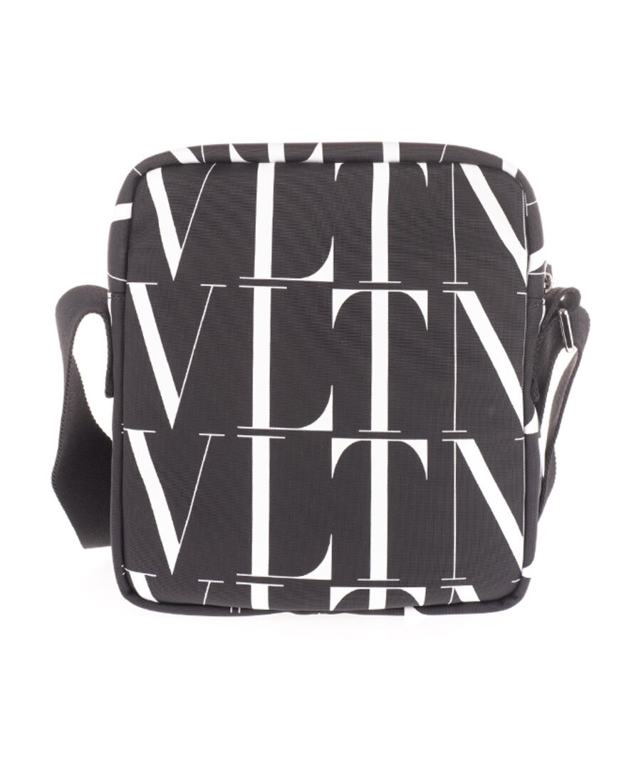 Valentino 男士 黑色VLTN印花腰包长：17cm、宽：11cm、高：30cm 详情图3