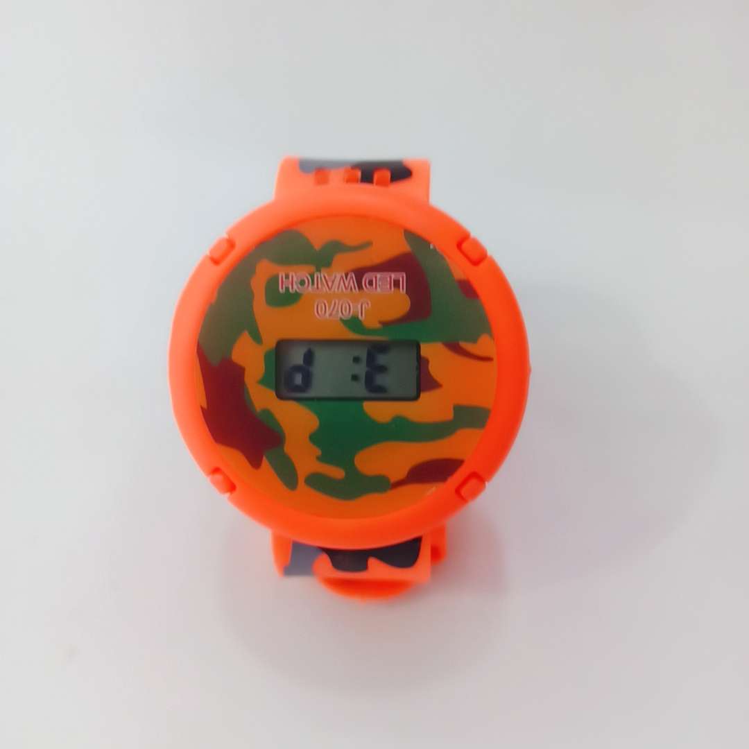 New camouflage electronic watch, student watch, small gift event, factory direct sales small gifts, children's watch, Gao Gao electronic toy 1 Specification image