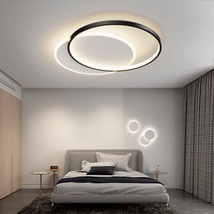 卧室灯简约现代创意北欧黑白极简北欧网红2021年新款家用睡房灯具
