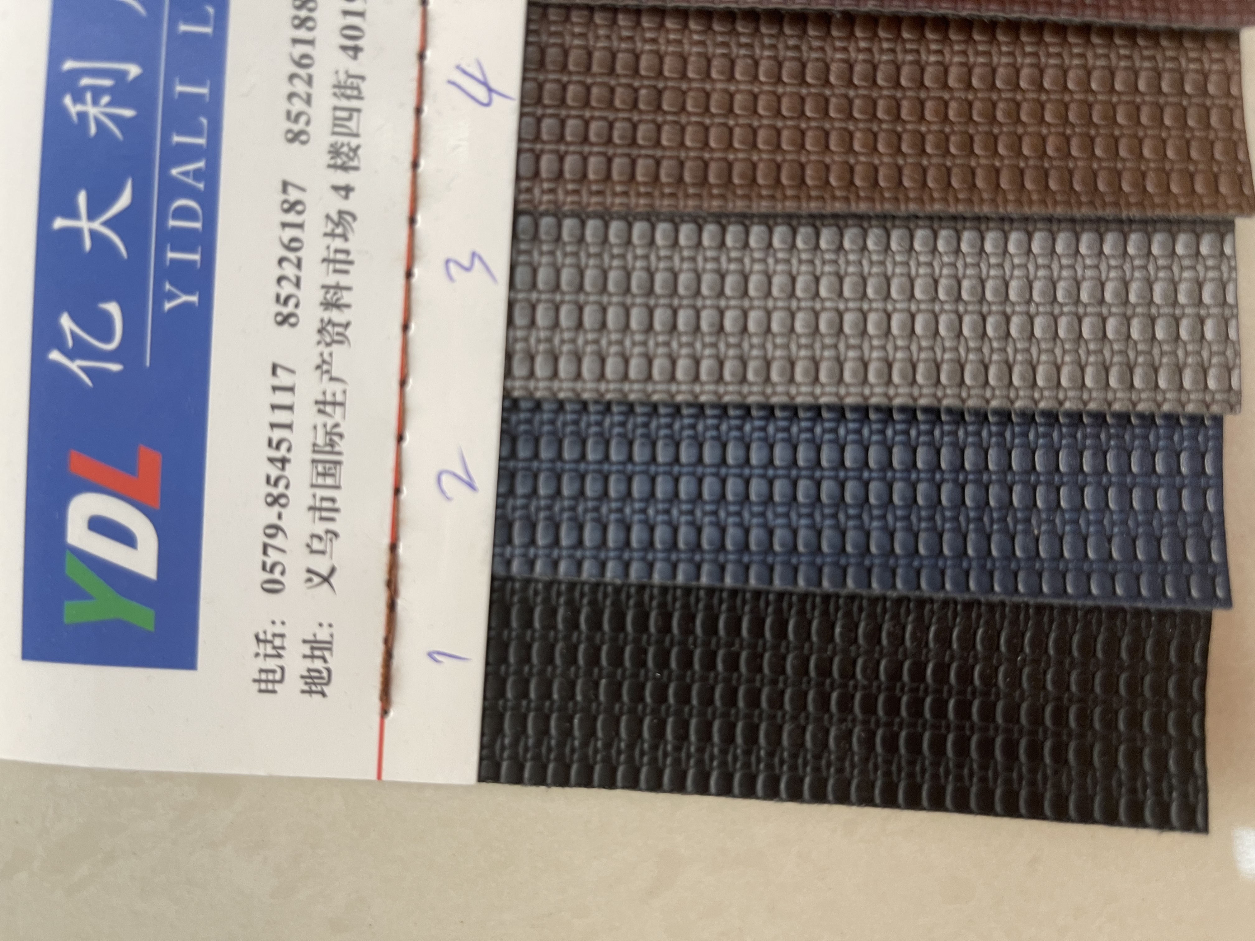 K545大量现货高中低档皮革面料厂家直销热销新款产品图