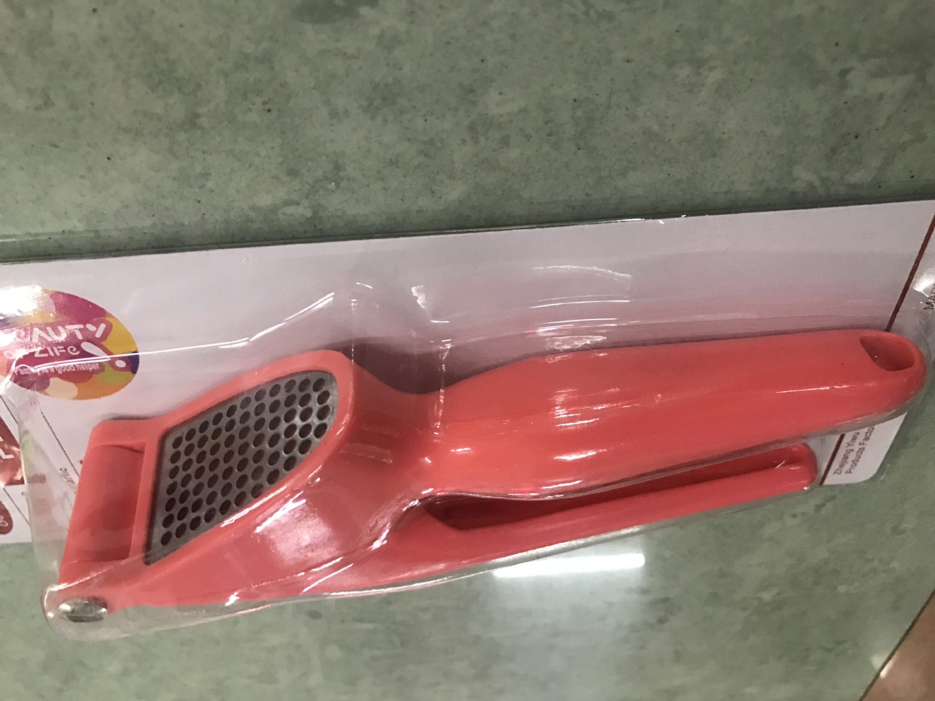 Kitchen Gadgets Creative Pp Material Multifunctional Plastic Garlic Press Household Items Manual Factory Direct Sales Item Picture