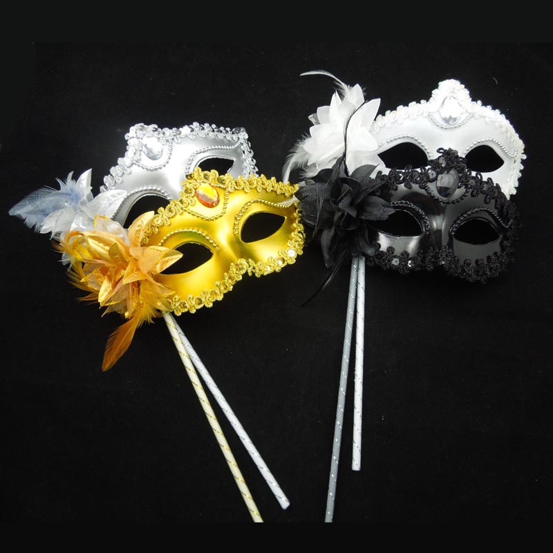 Halloween props show PROM mask Half face girl Christmas Color Children Adult Lace eye mask Princess girl 80 Specification drawing