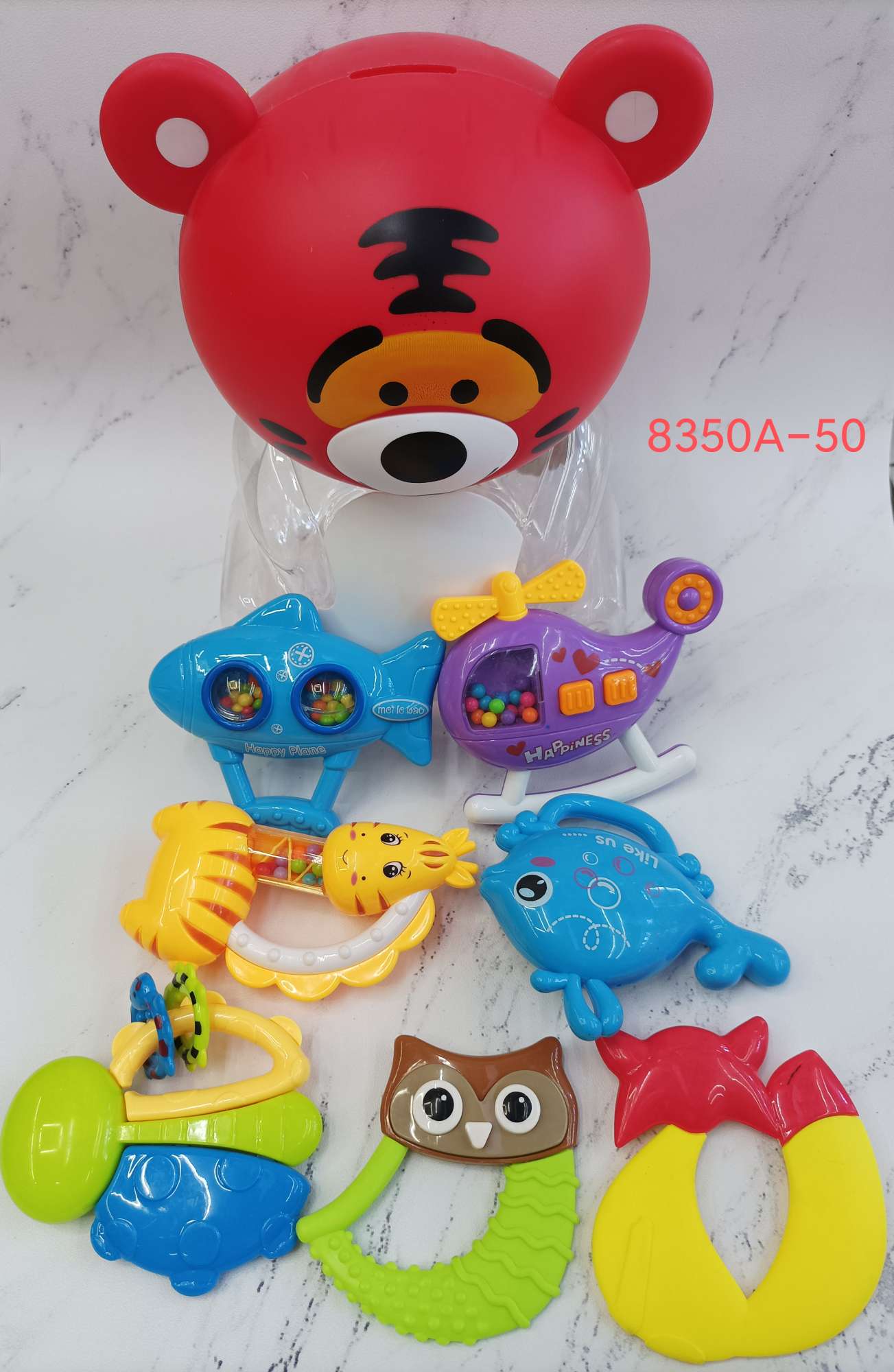 婴儿益智摇铃 安抚套装细节图