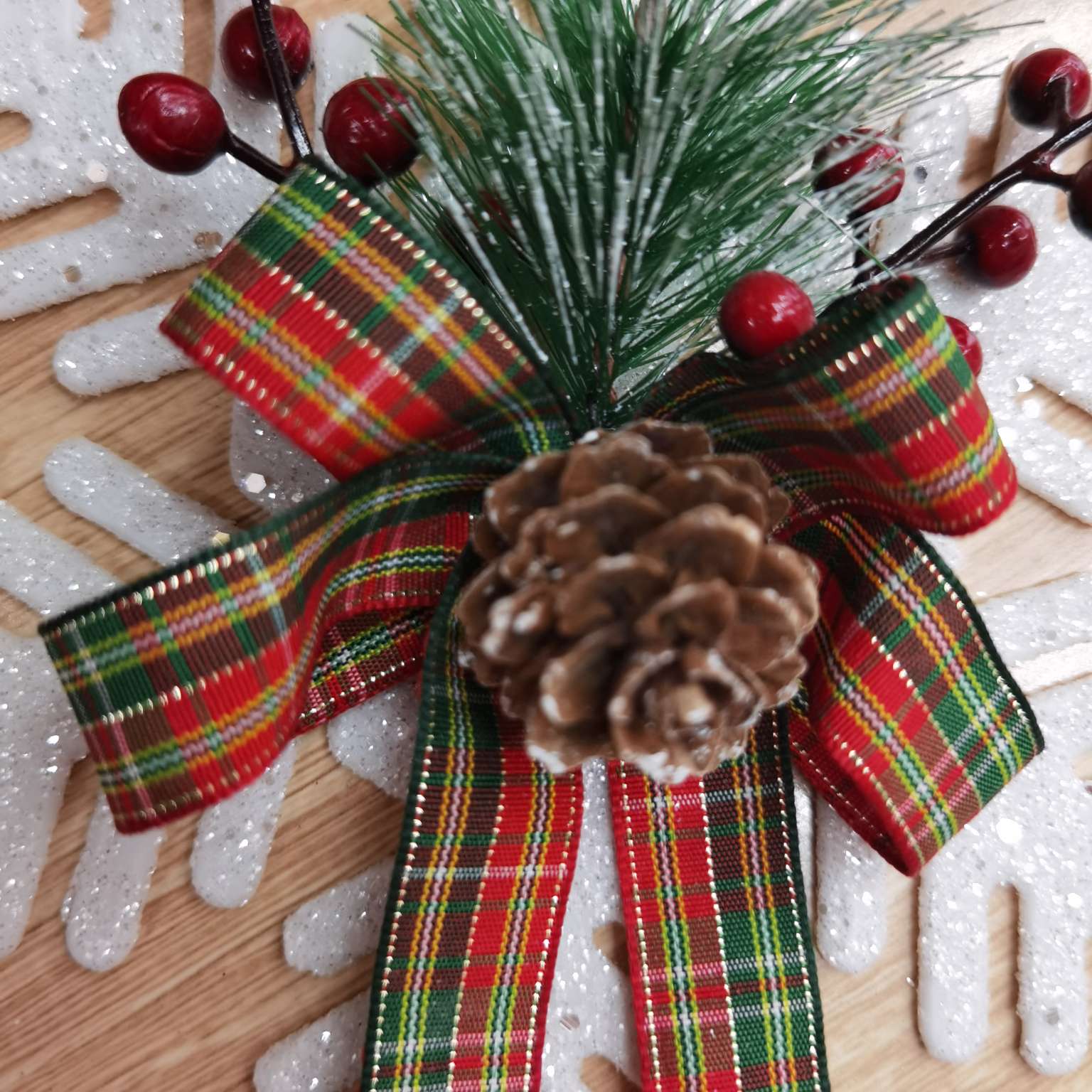 1016 Christmas gifts, Christmas pendants, Christmas decorations, Christmas ornaments, electroplated gold powder pendants details Picture