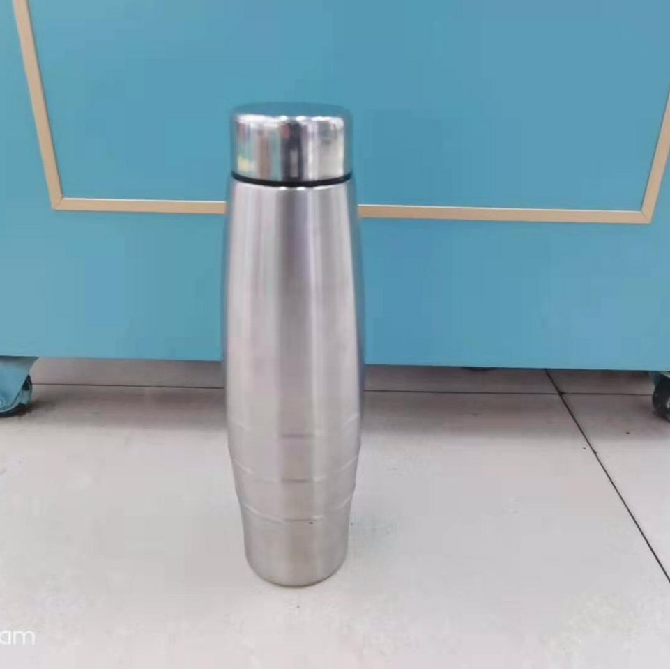 单层不锈钢运动水壶 底三丝 C8007-600ML