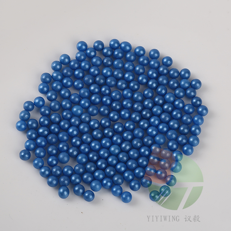 1000粒6mm镀色深蓝玻璃珠 钴蓝色玻璃球 兰色BB蛋珠玩具