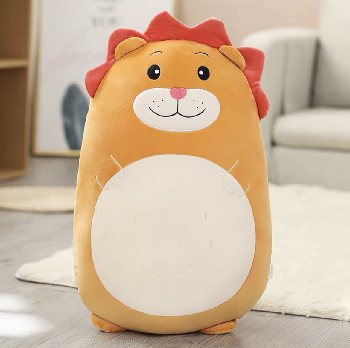 Cute stuffed animal rabbit doll male Piglet doll sleep pillow girl bed super soft dinosaur hold sleep 23