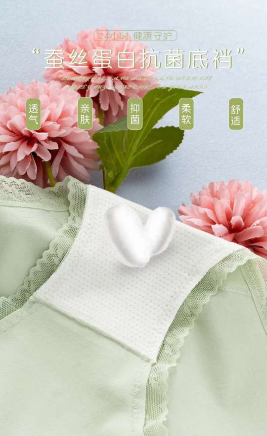 Pure cotton underpants for girls Specification image