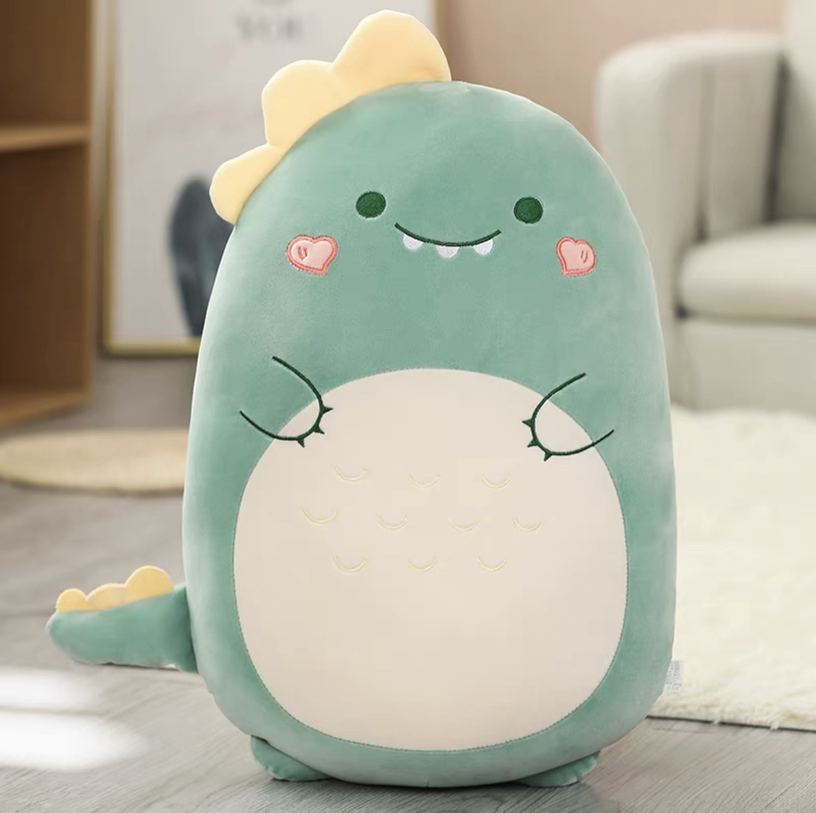 Cute stuffed animal rabbit doll male Piglet doll sleep pillow girl bed super soft dinosaur hold sleep 18