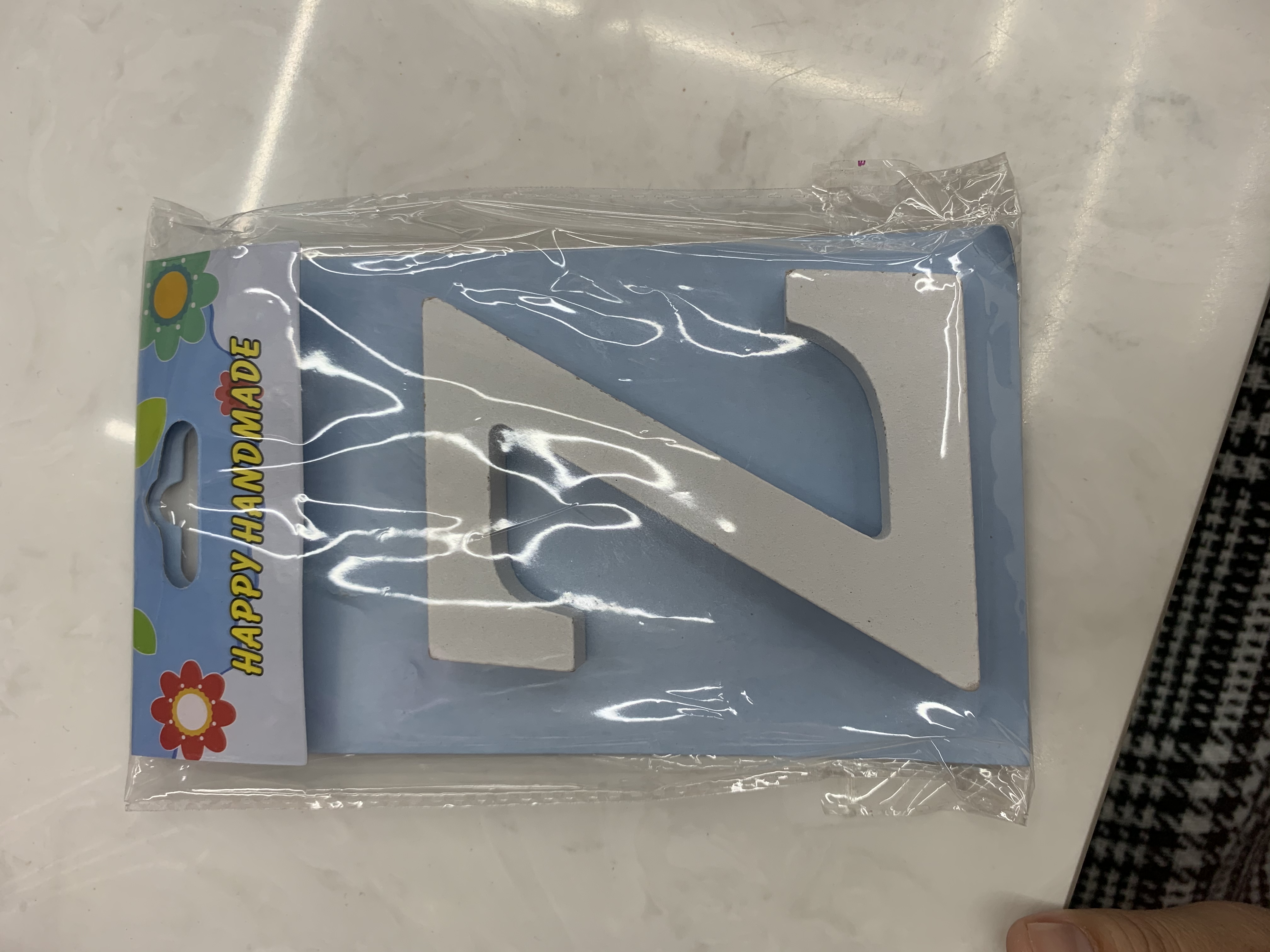 英文字母木质工艺品摆件款—K详情图2