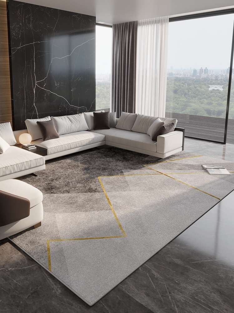 Light luxury highend carpet living room coffee table carpet sofa