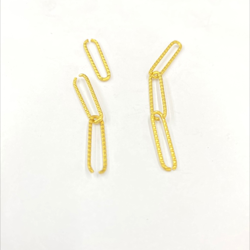 XM04199 round copper wire batch flower oval cutting ring