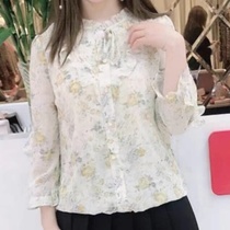 Fashion trend casual slim-fit display original florets on the coat