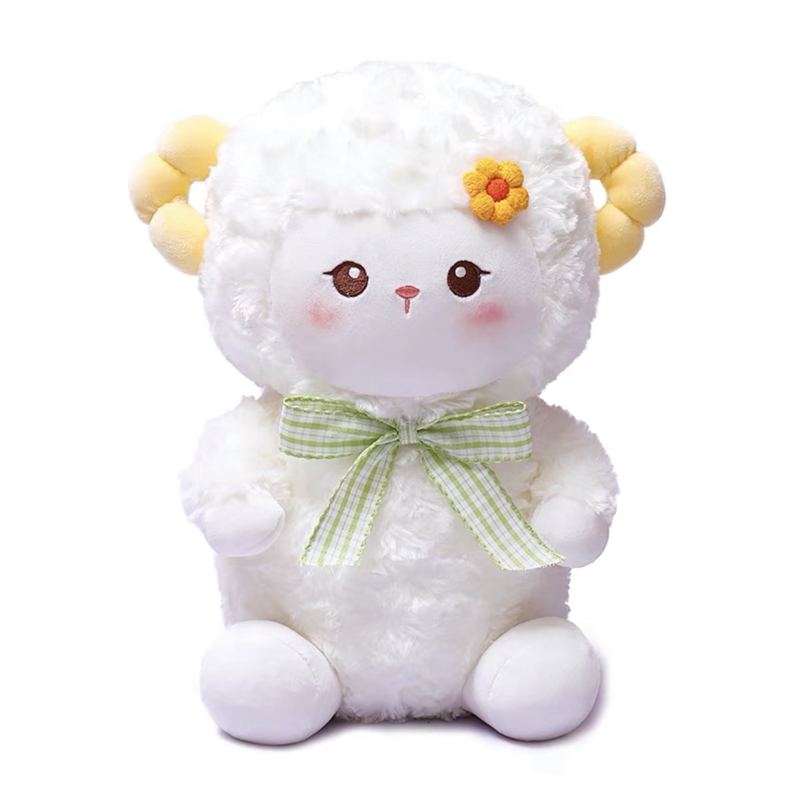 Cute lamb doll baby soothing doll baby sleeping pillow sheep plush doll girl gift