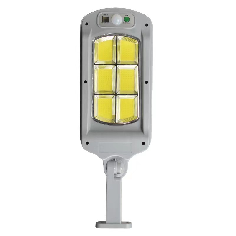 New remote-controlled, wire-free solar street lamp, Led black and gray two-color street lamp, ABS street lamp lighting lamp Specification image