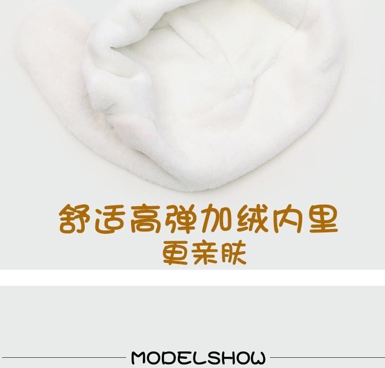 Children's hats, winter warm scarves, one-piece hats, baby fleece ear protectors, cartoon dinosaur windproof hats for boys and girls detail image 3