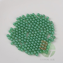 1000粒6mm镀色玻璃珠 瓷绿玻璃球 奶绿BB蛋珠玩具
