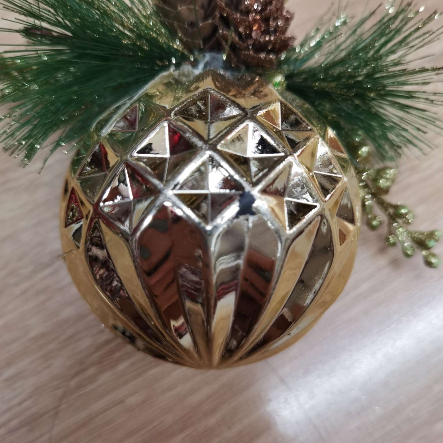 1012 Christmas gifts, Christmas pendants, Christmas decorations, Christmas ornaments, electroplated pendants detail image 1