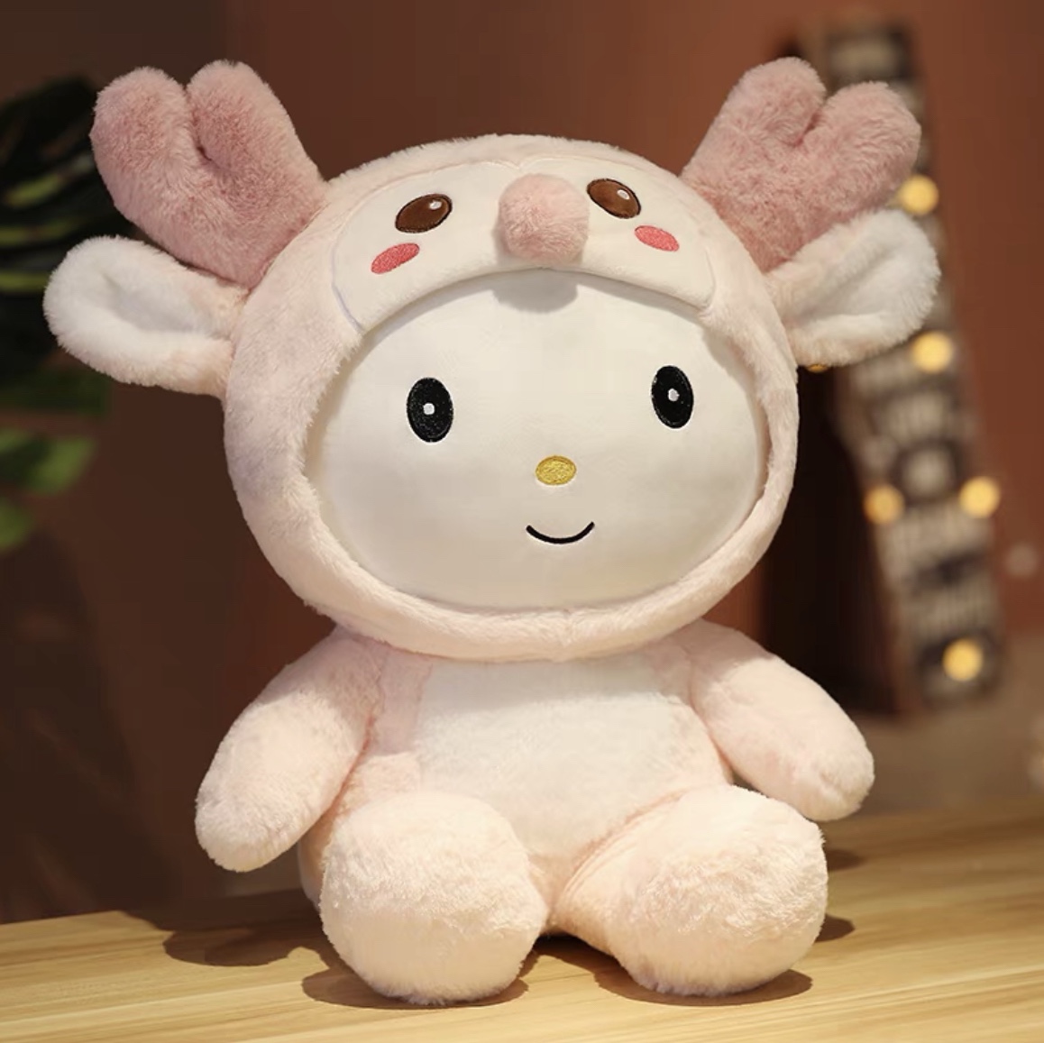 Deer doll plush toy throw pillow sleeping bed doll doll gift Rag Doll birthday gift girl best friend 29