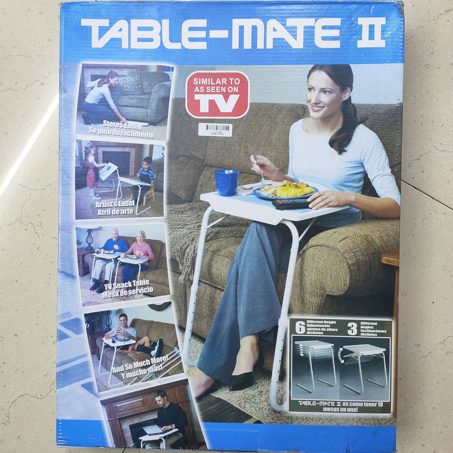 铭华家具厂简易折叠笔记本电脑桌TABLEMATE二代儿童学习画画桌游戏桌升降沙发餐桌床边电脑桌详情图1