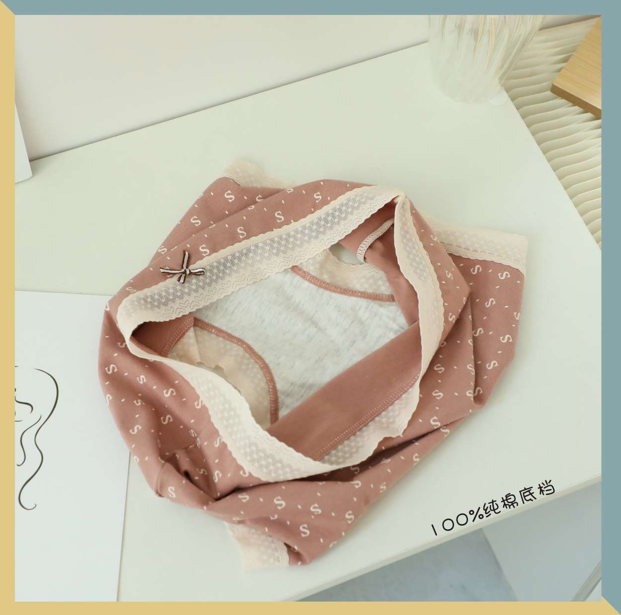 Cotton Pattern Printed Underwear For Girls Item Picture