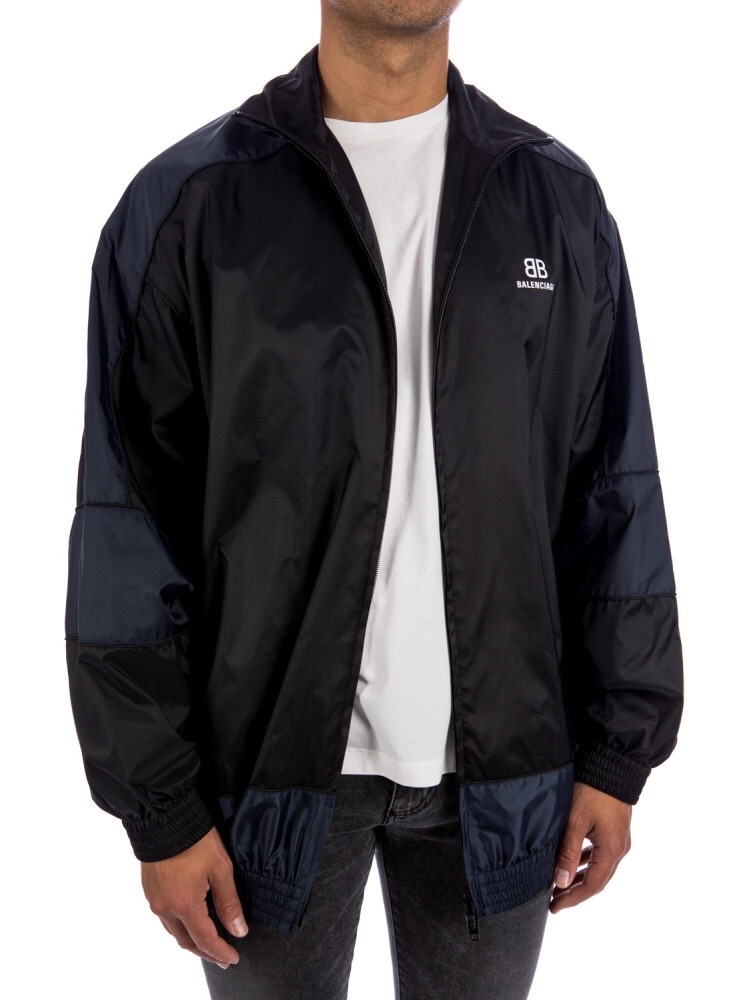 Balenciaga 男士 【小红书街拍】男女同款 黑色深蓝色徽标拉链休闲夹克44 46 48 50详情图9