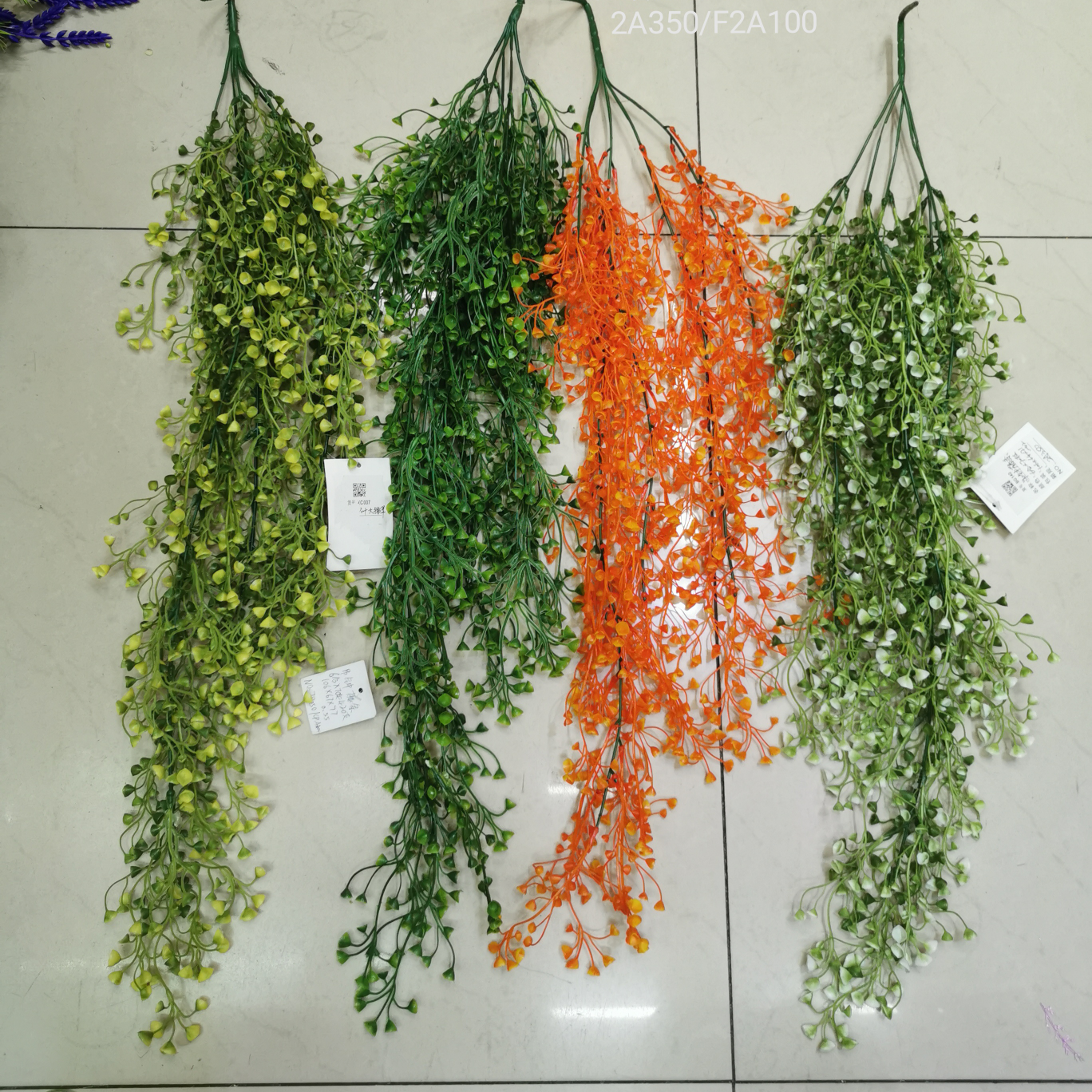 Artificial plant rattan wall hanging bundle wedding video tree style bonsai hanging horsetail 2 hanging bell