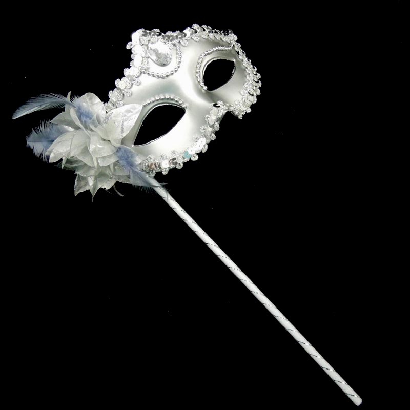 Halloween props show PROM mask Half face girl Christmas Color Children Adult Lace eye mask Princess girl 80 details Picture