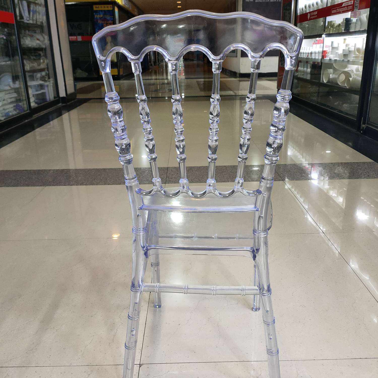 铭华家具厂水晶椅透明亚克力酒店椅宴会椅拿破仑椅餐椅详情图4