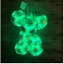 8. Hanging sequin balls, ice lollies, light powder