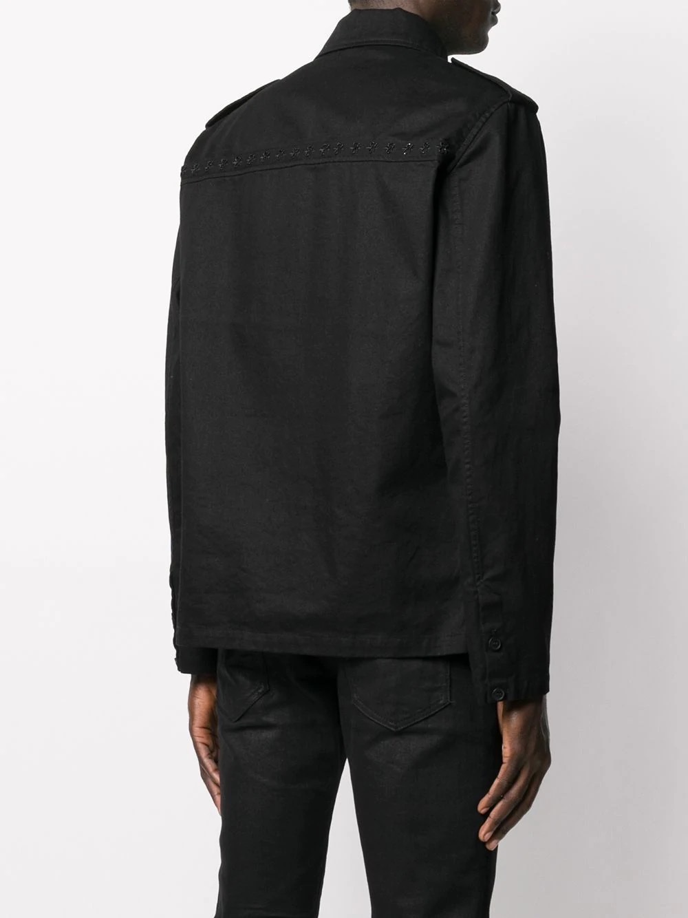 Saint Laurent Men's Black Lapel Casual jacket sizes: 44 46 48 50 52 54 pic 5