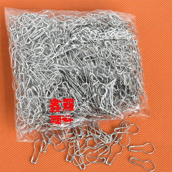 Qinyu brand iron gourd pin, silver-white, 1000 old-fashioned pins for fixing clothes, extra-large waist-cinching pin, small curved pin, wedding safety buckle pin, large safety pin Item Picture