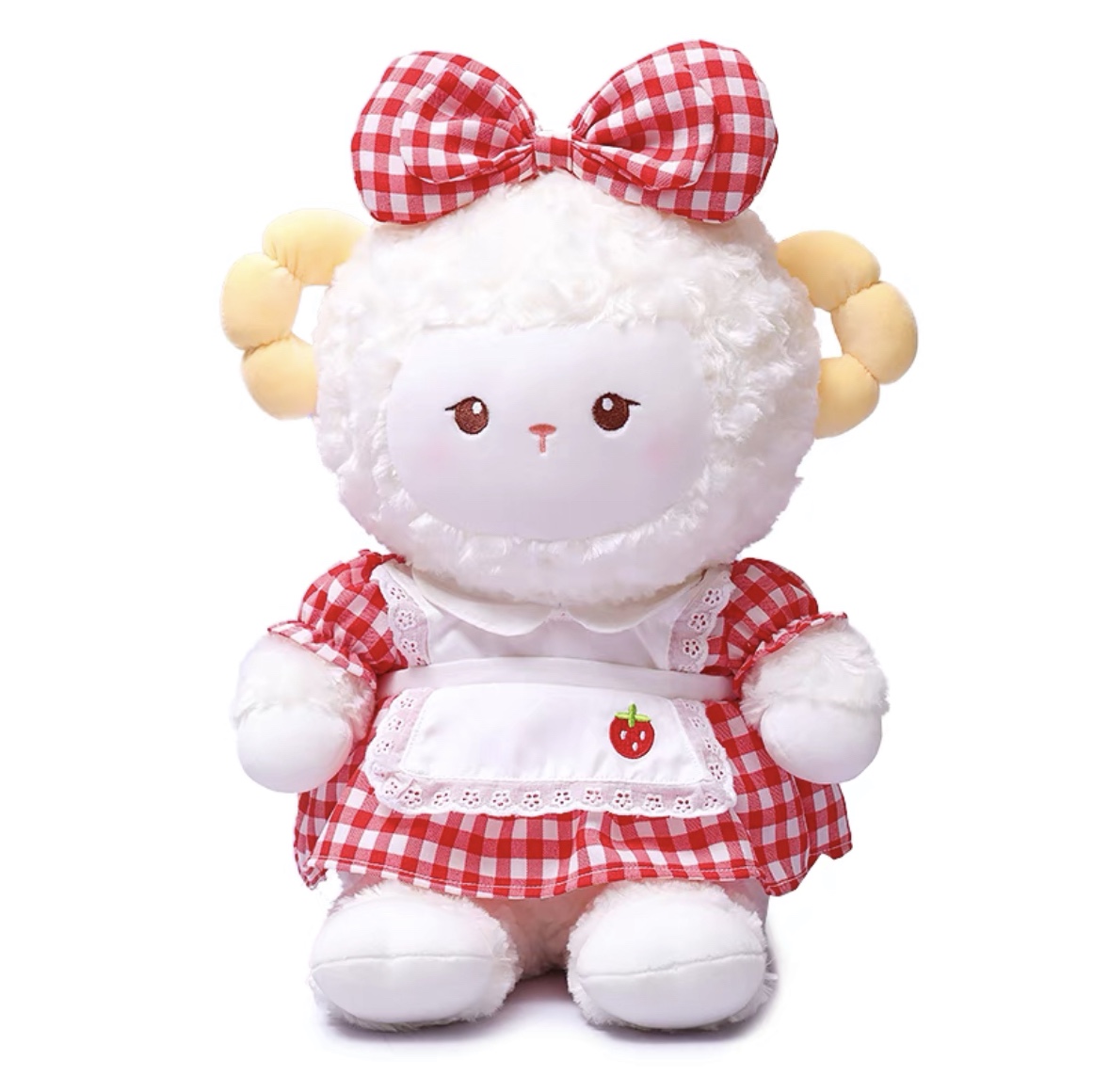Cute lamb doll baby soothing doll baby sleeping pillow sheep plush doll girl Gift 2