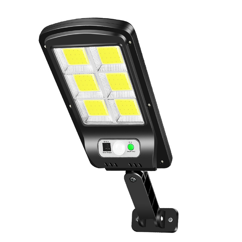 Solar charging street lamps, sensor lamps, outdoor solar street lamps, street stall night market lamps, sensor courtyard wall lamps, smart remote-controlled outdoor fence lighting lamps details Picture