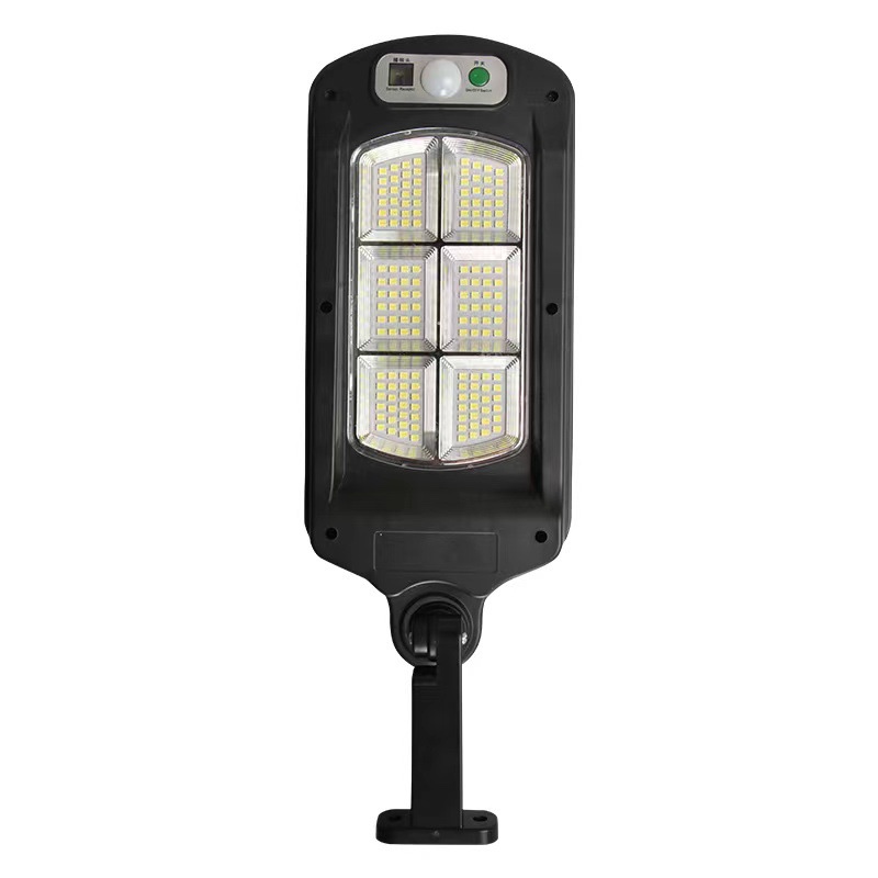 New remote-controlled, wire-free solar street lamp, Led black and gray two-color street lamp, ABS street lamp lighting lamp Application Scenario