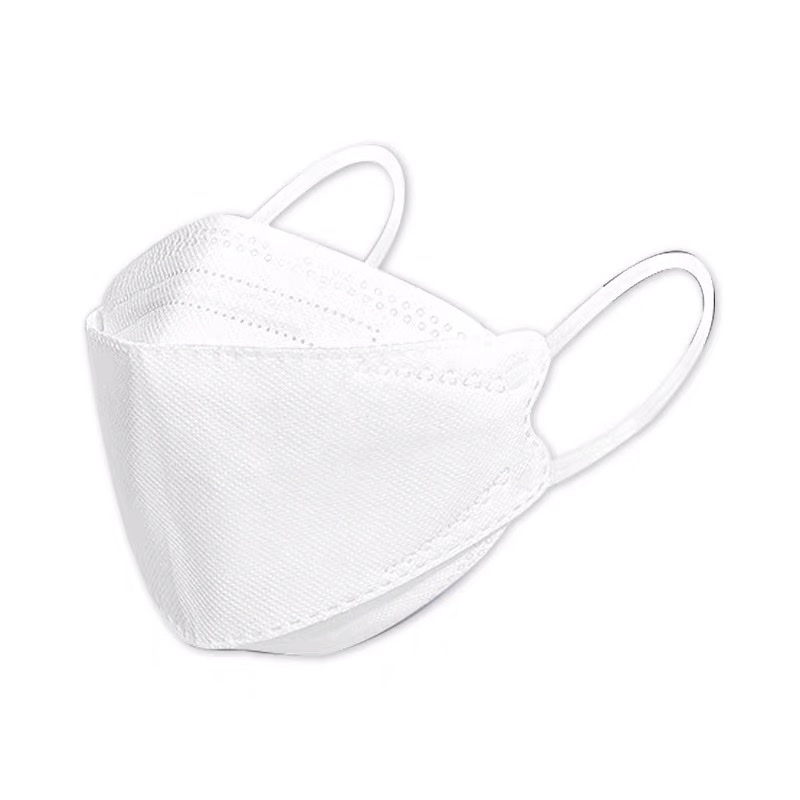 kf94 Willow-leaf-shaped mask 3d Stereoscopic fish-mouse-shaped Korean version protective disposable white dust mask [For Export only] Civilian use detail image 1
