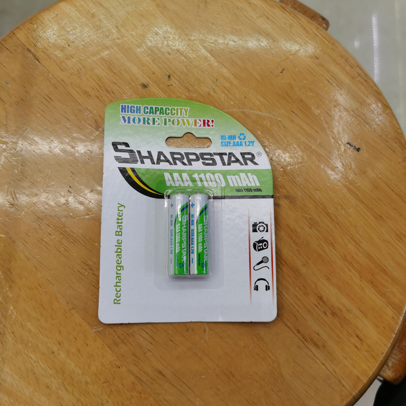 1101   SHARPSTAR一2B一7号充电电池