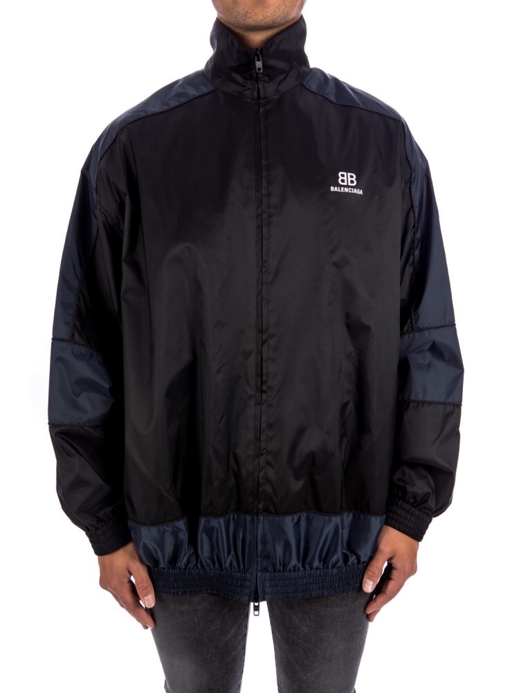 Balenciaga 男士 【小红书街拍】男女同款 黑色深蓝色徽标拉链休闲夹克44 46 48 50详情图2