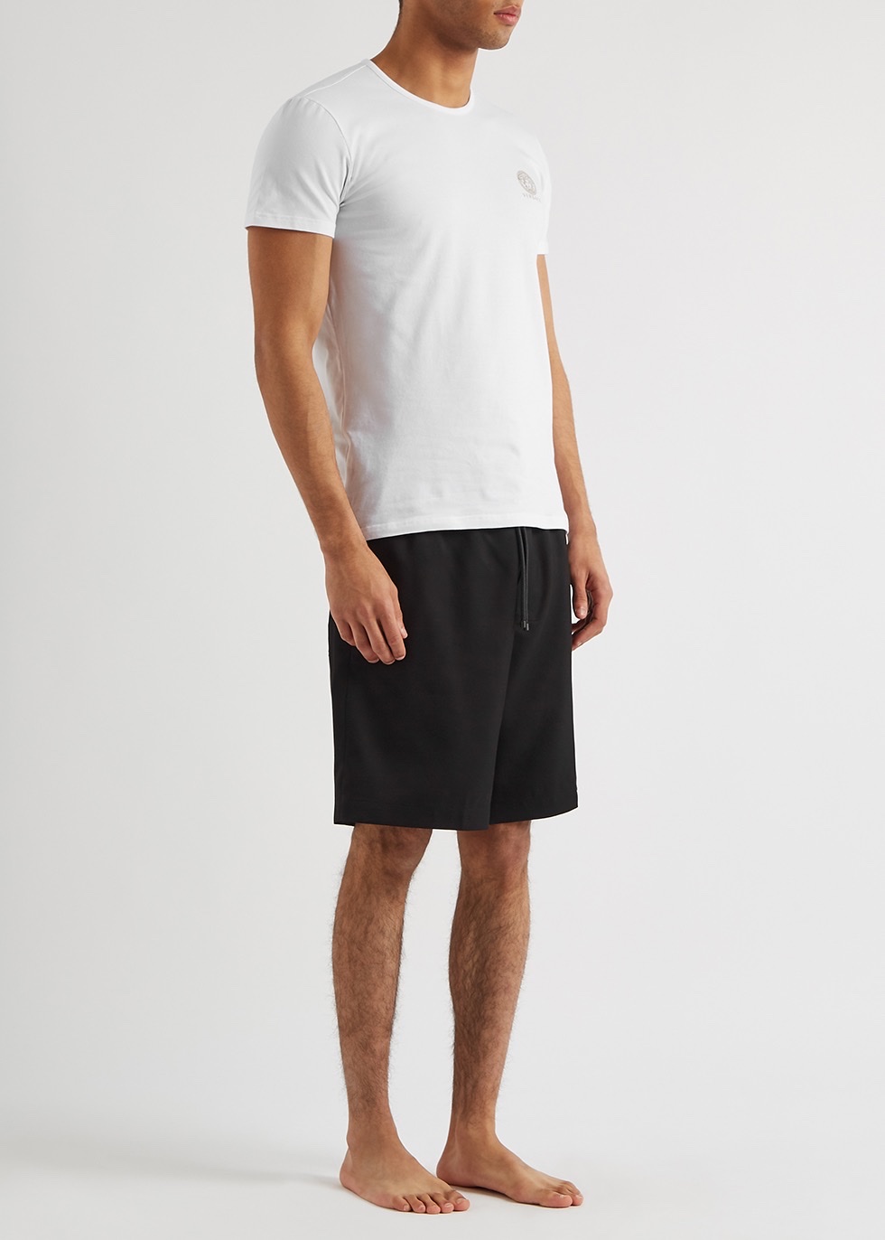 Versace Men's round-neck Two-piece T-shirt S M L XL size Specification image