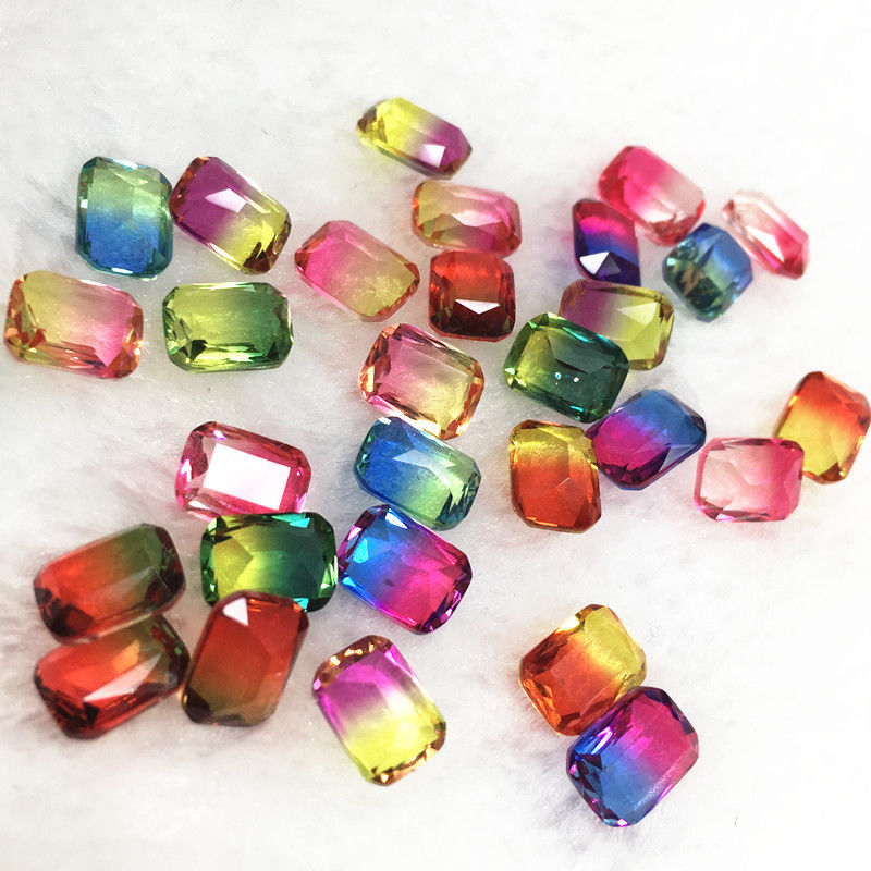 Nail art accessories: Irregular-shaped diamond flat bottom mixed set, popular online hit AB color champagne color super sparkling water diamond Japanese nail art 1934 detail image 3