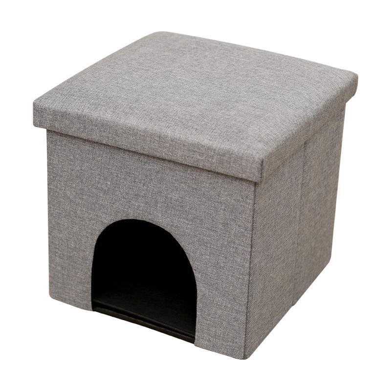 折叠储物凳子猫窝折叠多功能凳子详情图1
