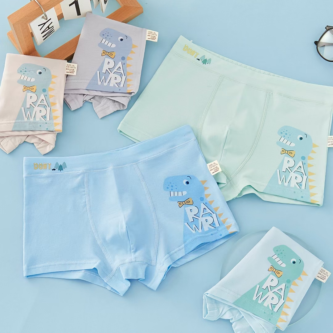 Boys' Underwear Cotton Boxers Little Boys' Boxer Leggings Cotton Students Large Baby Pants 7777