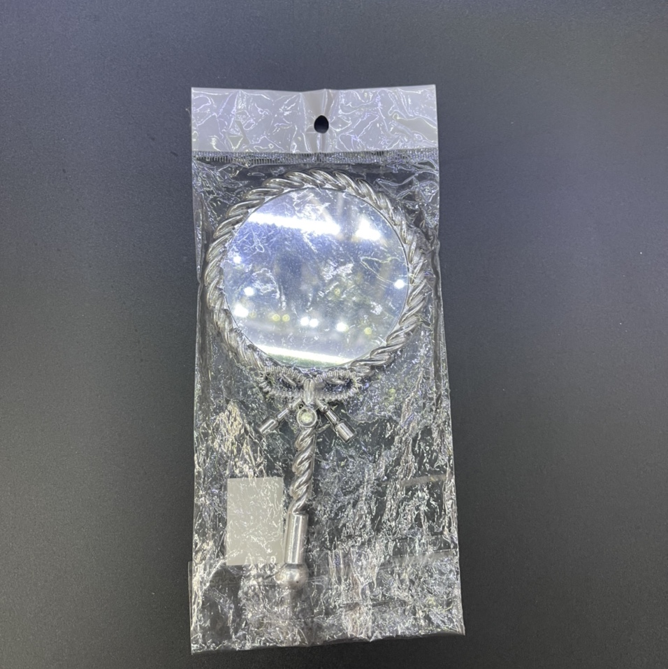 Pequeña chica favorito belleza espejo 7 fácil de mano espejo minimalista mini espejo estilo europeo y americano mini espejo amor casero artesanía 02